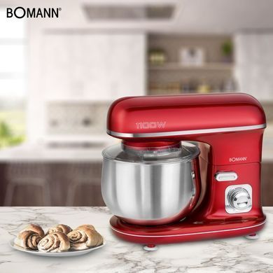 Кухонний комбайн-тістоміс Bomann KM 6010 CB червоний