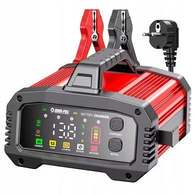 Імпульсний зарядний пристрій 12V/24V з запуском авто MAR-POL M82504