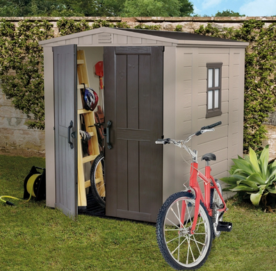 Садовий будиночок пластиковий FACTOR 6x6 beige/taupe - KETER