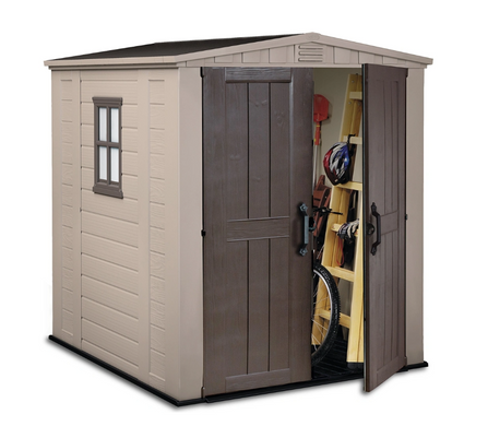 Садовий будиночок пластиковий FACTOR 6x6 beige/taupe - KETER