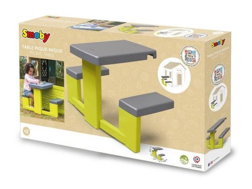 Дитячий столик для пікніка 81x54x49 см Smoby