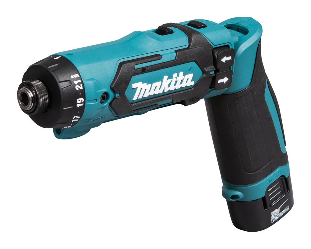 Шуруповерт акумуляторний 7,2V Makita DF012DSE 5,6 Нм 2x1,5 Ah