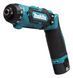 MAKITA ВИКРУТКА 7,2V DF012DSE 5,6Nm 2x1,5Ah
