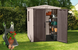Садовий будиночок пластиковий FACTOR 6x6 beige/taupe - KETER