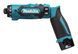 MAKITA ВИКРУТКА 7,2V DF012DSE 5,6Nm 2x1,5Ah