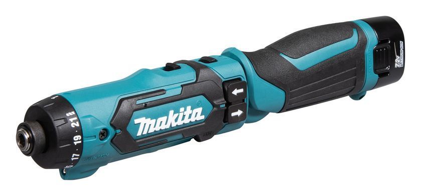 MAKITA ВИКРУТКА 7,2V DF012DSE 5,6Nm 2x1,5Ah