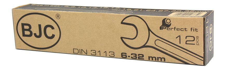 Набор комбинированных гаечных ключей 6-32 BJC 12 ШТ. DIN 3113 Mar-Pol M58133