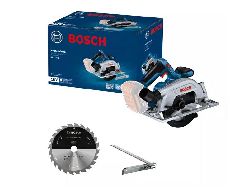 Дисковая пила Bosch GKS 185-LI SOLO, диск 165 мм, 18 В, бесщеточная, без аккумулятора