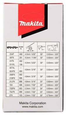 Ланцюг пилки Makita 25Ap 25см 1,3мм 1/4"