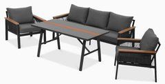 Комплект мебели для сада темно-серый Ascona Dinning Focus Garden