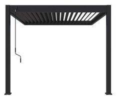 Пергола из металла 3x3 Gutroof Elegance Wall Антрацит 005866