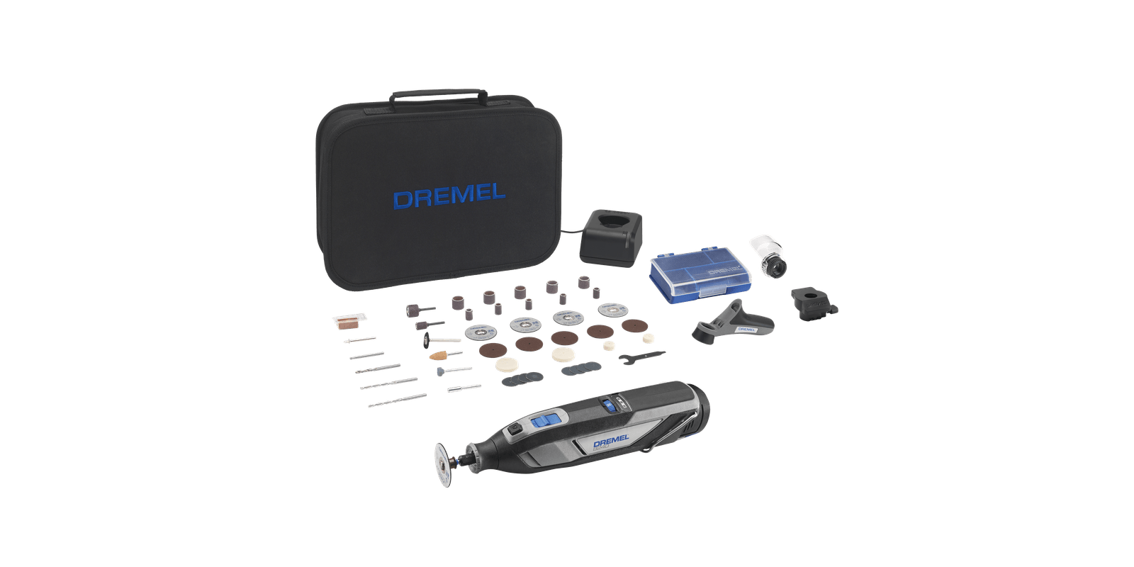 Аккумуляторная шлифмашина DREMEL Multi 8240-3/45, 12 В, 2,0 Ач