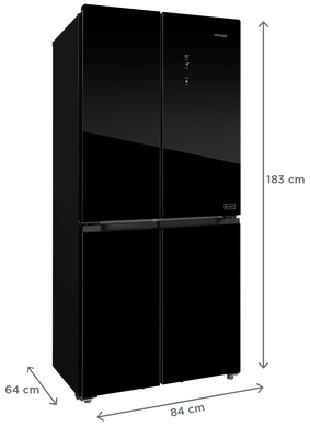 Холодильник multidoor Concept quattro black la8383bc