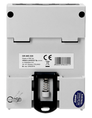 Orno 3-фазный счетчик электроэнергии, 80A, MID, 3 модуля, DIN TH-35mm