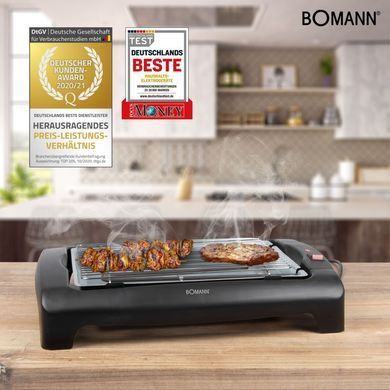 Настільний електричний гриль Bomann BQ 1240 N CB