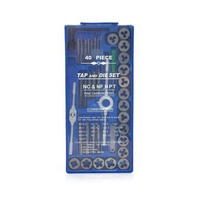 Метчики и плашки 40 шт. Kraft&Dele KD10289