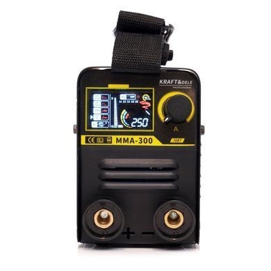Інверторний зварювальний апарат MMA IGBT LCD 300 A Kraft&Dele KD1868