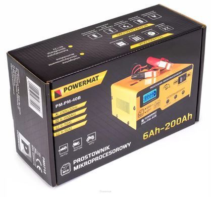 Випрямляч мікропроцесорний акумуляторний 6/12В PM-PM-40B Powermat