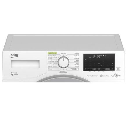 Прально-сушильна машина Beko HTV7736SHT HygieneShield - тонка 45 см - 7 кг/4 кг
