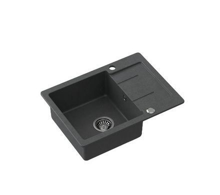 Кухонна мийка Quadron HCQG6044CZK GEORGE 116 чорний - граніт,&nbsp;вбудовується в стільницю, сушарка
