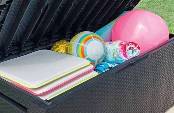 Балконний ящик Keter Capri Rattan Box 305 л графіт