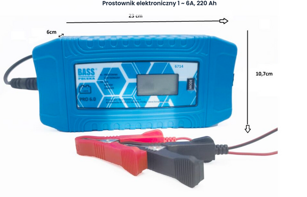 Зарядний пристрій BASS POLSKA 6714 6/12V