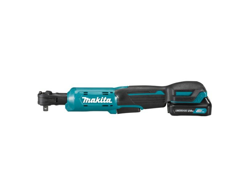 Трещотка аккумуляторная Makita WR100DSA 12 В, 47,5 Нм, квадрат 1/4 и 3/8 дюйма
