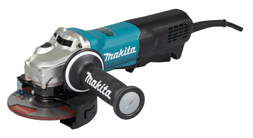 Угловая шлифмашина Makita 125 мм, 1900 Вт, GA5095X01, лопаточный выключатель