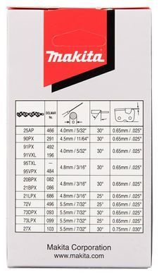 Ланцюг пилки Makita 21Bpx 45см 1,5мм 0,325"