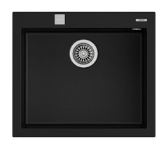 Кухонна мийка Teka FORSQUARE 50.40 TG чорний - граніт, вбудовується в стільницю