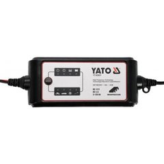 Преобразователь напряжения Yato с сети 230 В AC в 12 В DC для зарядки аккумуляторов; 4 А, 5-120 Ач
