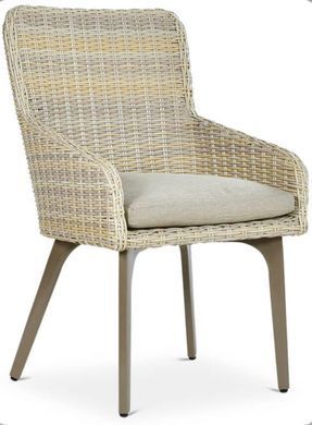 Садове крісло з техноротанга 2x Milano Beige