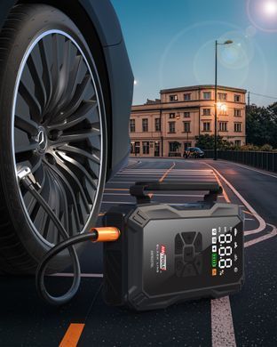 Пусковое зарядное устройство AWTOOLS AW16207BL с компрессором 12000mAh
