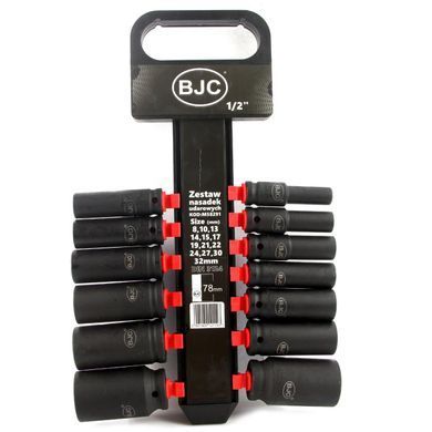 Ударые головки 1/2" 8-32 мм BJC / 78 мм / Mar-Pol M58291