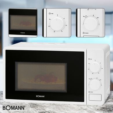 Мікрохвильова піч 20 л 700 Вт Bomann MW 6014 CB біла