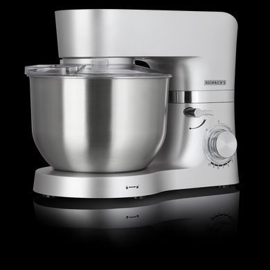 Планетарный кухонный миксер 6,5 л 1300 Вт серебро HEINRICH'S HKM 6278 SILBER 615016