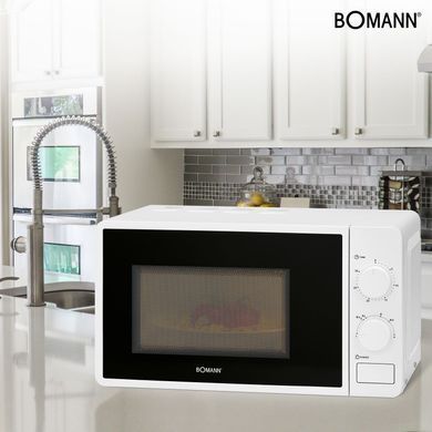 Мікрохвильова піч 20 л 700 Вт Bomann MW 6014 CB біла