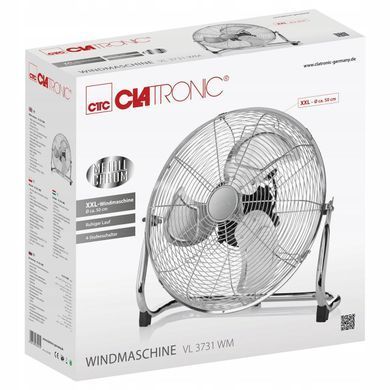 Вентилятор для підлоги 50 см 120 Вт Clatronic VL 3731 hcc