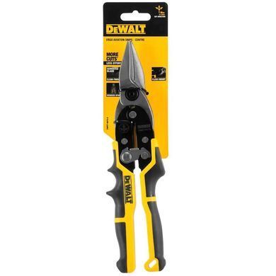 Ножиці по металу DeWalt ERGO Aviation довжиною 250 мм прямі (DWHT14675-0)