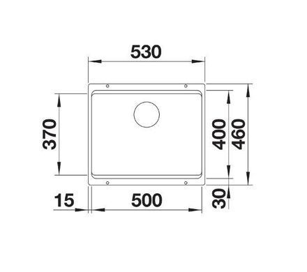 Кухонна мийка Blanco Etagon 500-U 525887- чорний