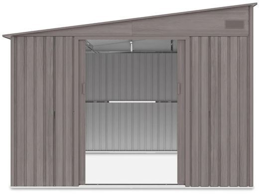 Металевий сарай для інструментів 279x321 см Hardmaister Jasper світле дерево