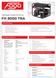 Бензиновий генератор Fogo FH8000TRA 7,7 кВт 45 л з AVR ручний + стартер
