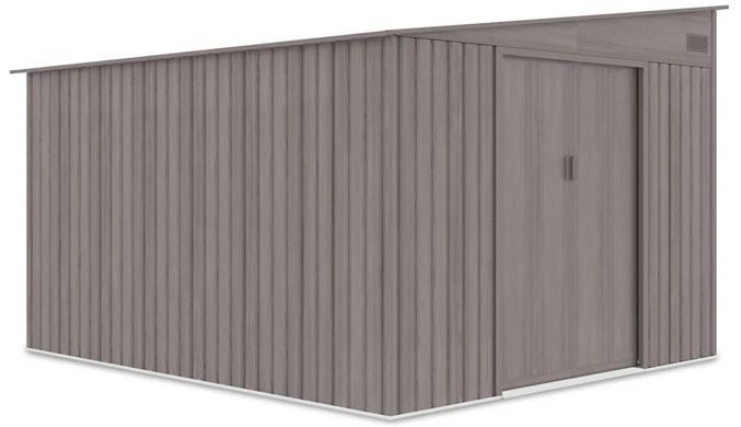 Металевий сарай для інструментів 279x321 см Hardmaister Jasper світле дерево