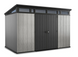 Садовый домик пластиковый ARTISAN 11x7 brownish grey/anthracite - KETER