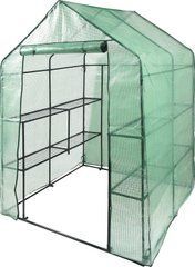 Теплиця фольгова FLO 143x143x195 см з полицями для овочів та квітів