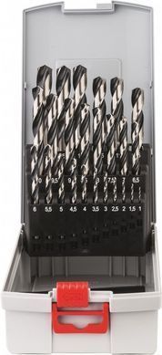 Набір свердел Bosch HSS-PointTeQ, 1-13 мм, 25 шт (2608577352)