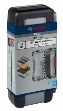 BOSCH ПИЛКА T НАБІР PRO WOOD AND METAL ROUGH CUT 100mm 30шт.