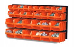 PROSPERPLAST мастерская доска с ящиками для инструмента черный 80X40CM 2PCS + 30 NTBNP3 контейнеры красный