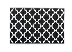 Ковер для сада и террасы Agenda Black 180х270 см полипропиленовый MOODME