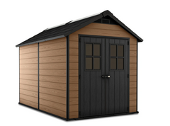 Садовый домик пластиковый NEWTON 7511 mahogany/wood brown - KETER